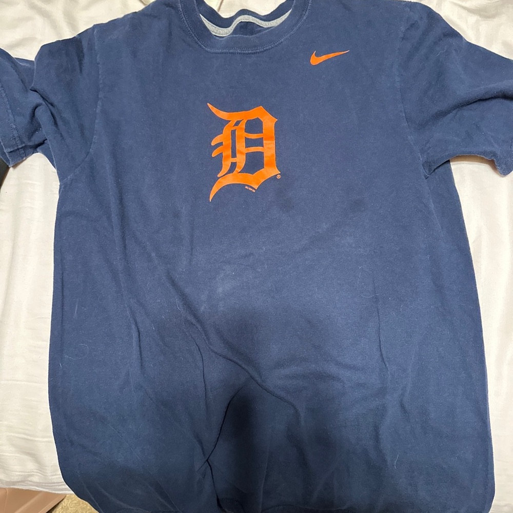 Detroit Tigers Nike Regular Fit Shirt Medium Blue